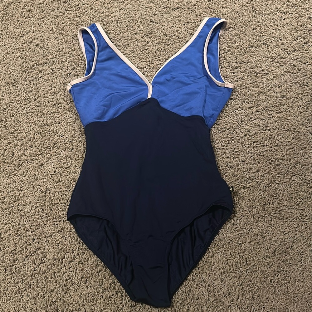 Blue leotard